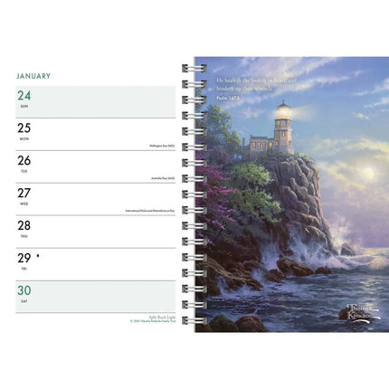 CarouselCalendars Kinkade, Lightposts for Living Agenda 2027 A5