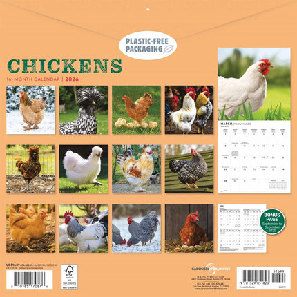 CarouselCalendars Kippen Kalender 2026