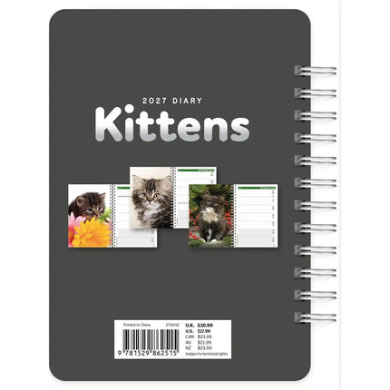 CarouselCalendars Kittens A5 Agenda 2027