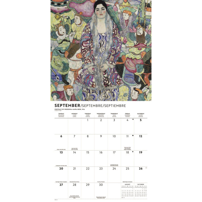CarouselCalendars Klimt Kalender 2026