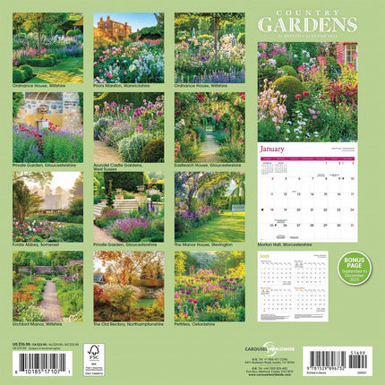 CarouselCalendars Landelijke Tuinen Kalender 2026