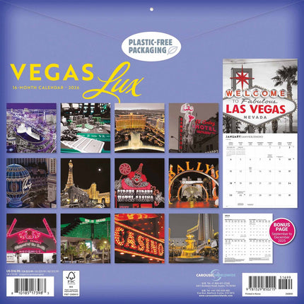 CarouselCalendars Las Vegas Luxe Kalender 2026