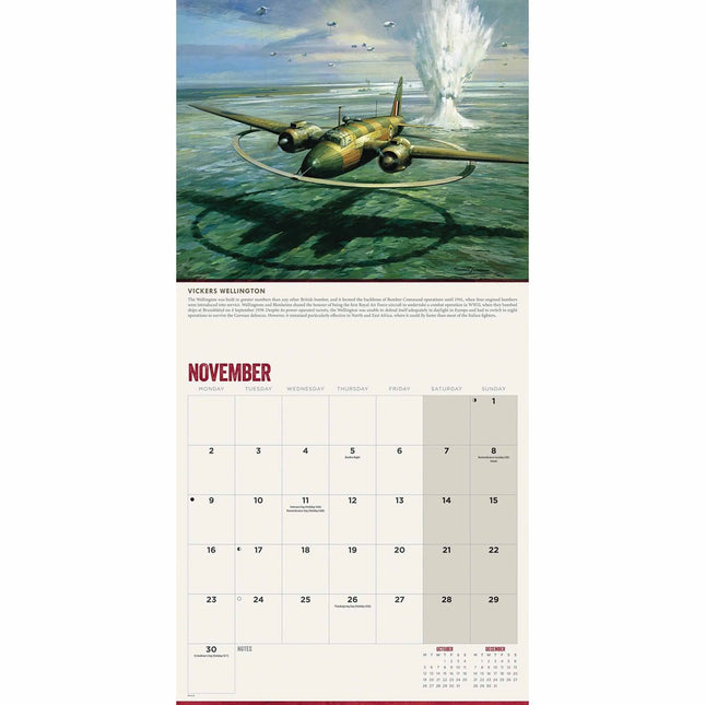 CarouselCalendars Legends of WWII Kalender 2026