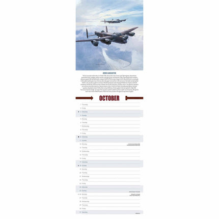 CarouselCalendars Legends of WWII Kalender 2026 Slimline