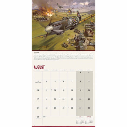 CarouselCalendars Legends of WWII Kalender 2027