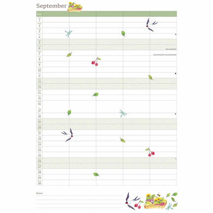 CarouselCalendars Life In The Garden A4 Familie Organiser 2026