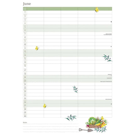 CarouselCalendars Life In The Garden A4 Familie Organiser 2027