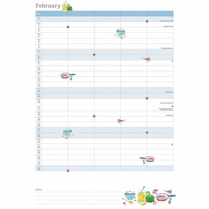 CarouselCalendars Life In The Kitchen A4 Familie Organiser 2026