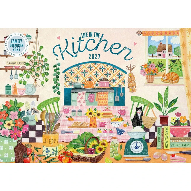 CarouselCalendars Life In The Kitchen A4 Familie Organiser 2026