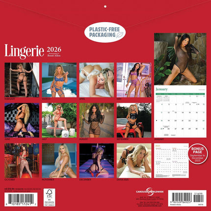 CarouselCalendars Lingerie Kalender 2026
