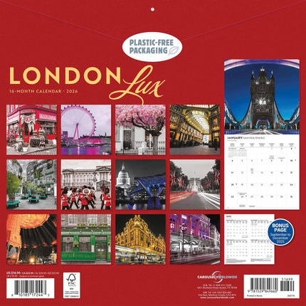 CarouselCalendars London Kalender 2026