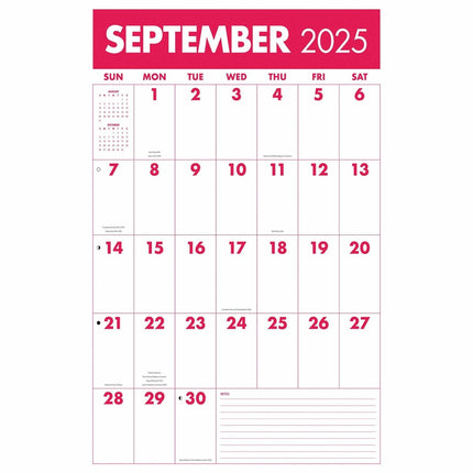 CarouselCalendars Mammoth Raster Super Deluxe Kalender 2025