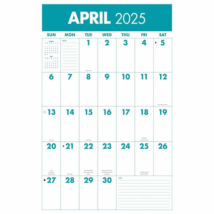 CarouselCalendars Mammoth Raster Super Deluxe Kalender 2025