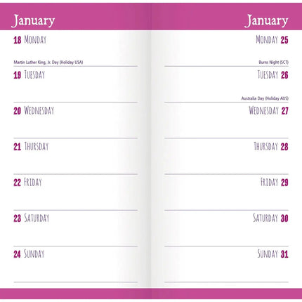 CarouselCalendars MILK Friendship Slim Agenda 2027