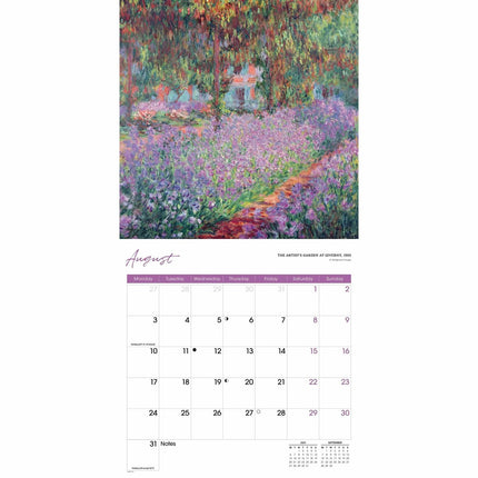 CarouselCalendars Monet Kalender 2026