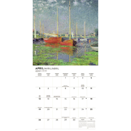 CarouselCalendars Monet Kalender 2026