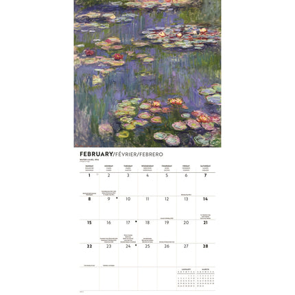 CarouselCalendars Monet Kalender 2026