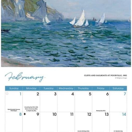 CarouselCalendars Monet Kalender 2026