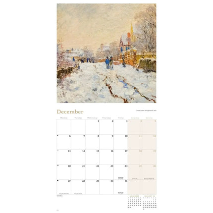 CarouselCalendars Monet Kalender 2027