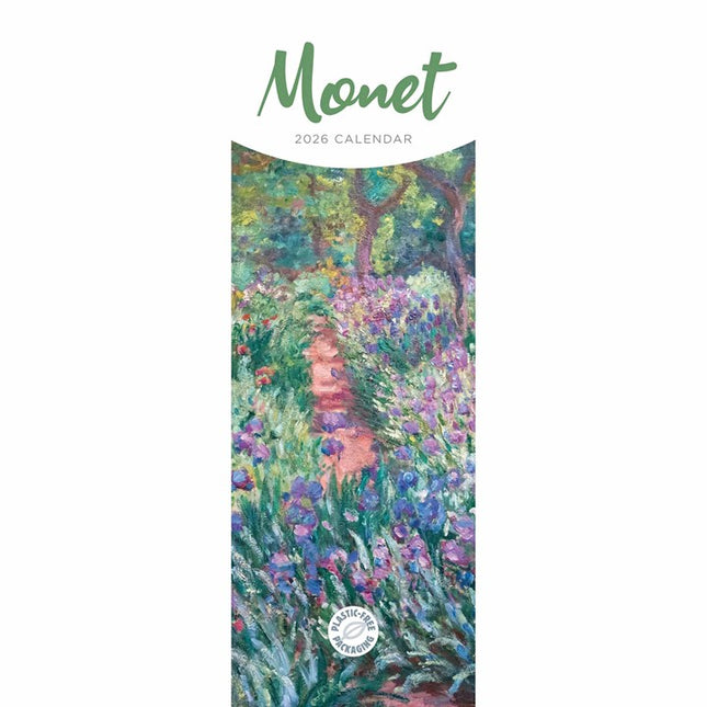 CarouselCalendars Monet Slimline Kalender 2026