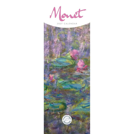 CarouselCalendars Monet Slimline Kalender 2026