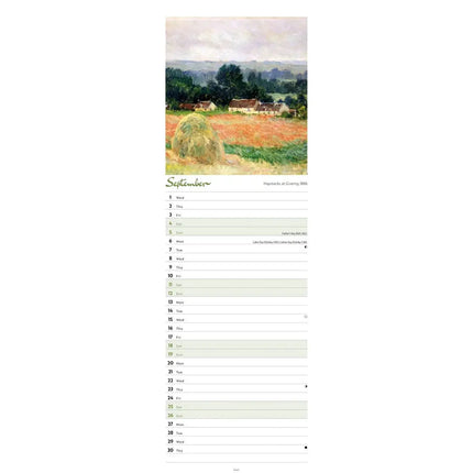 CarouselCalendars Monet Slimline Kalender 2027