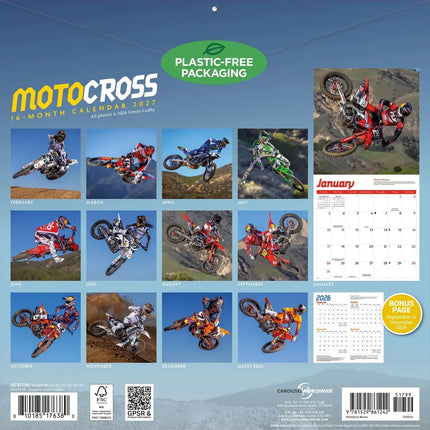 CarouselCalendars Motorcross Kalender 2027