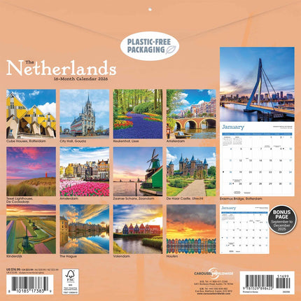 CarouselCalendars Nederland kalender 2026