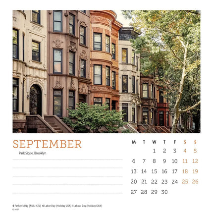 CarouselCalendars New York Deskkalender 2027