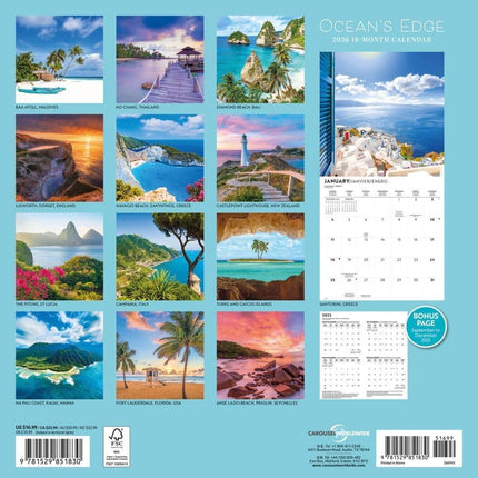 CarouselCalendars Oceanen Kalender 2026