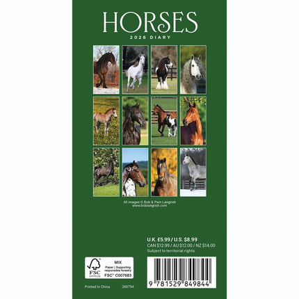 CarouselCalendars Paarden Slim Agenda 2026