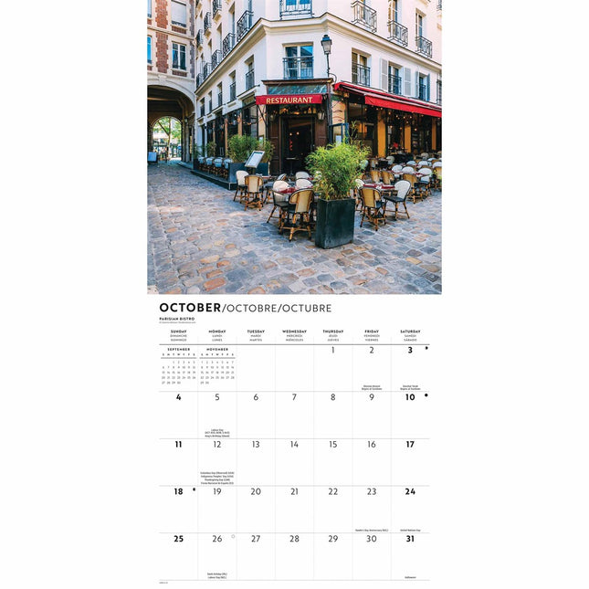 CarouselCalendars Parijse Lifestyle Kalender 2026