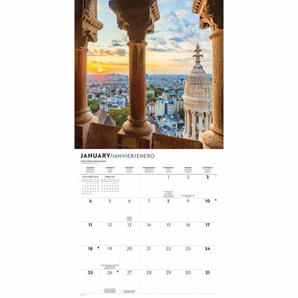 CarouselCalendars Parijse Lifestyle Kalender 2026