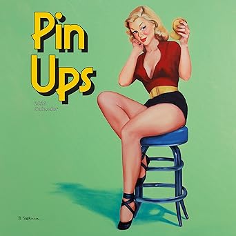 CarouselCalendars Pin Ups Mini Kalender 2026