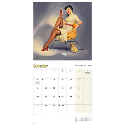CarouselCalendars Pin Ups Mini Kalender 2027