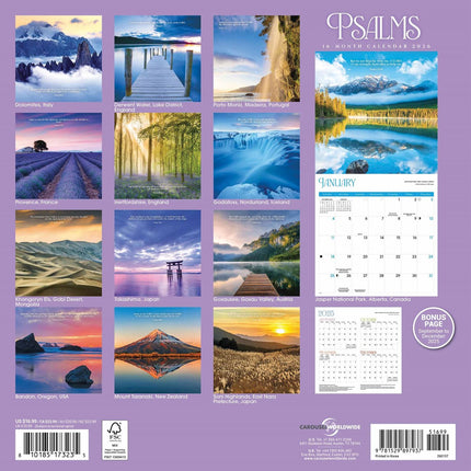 CarouselCalendars Psalms Kalender 2026