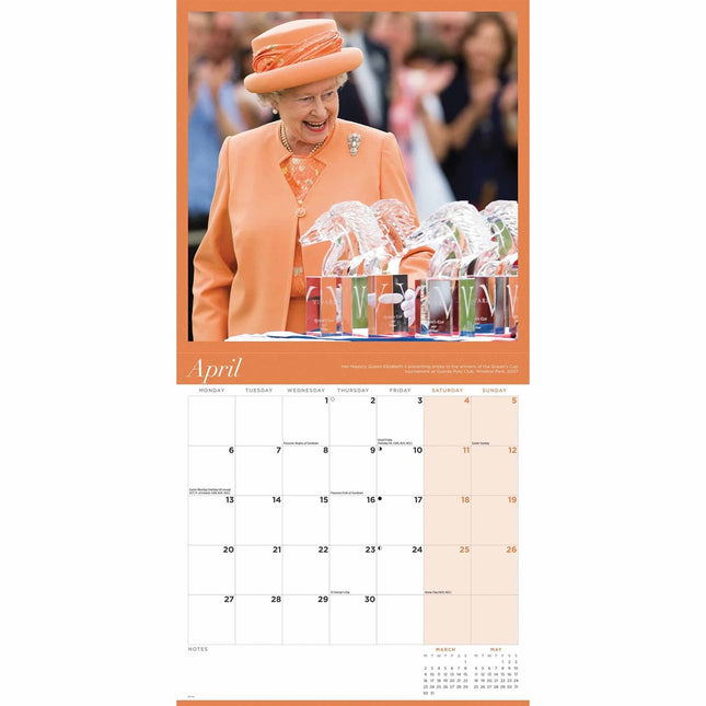 CarouselCalendars Queen Elizabeth II Kalender 2026