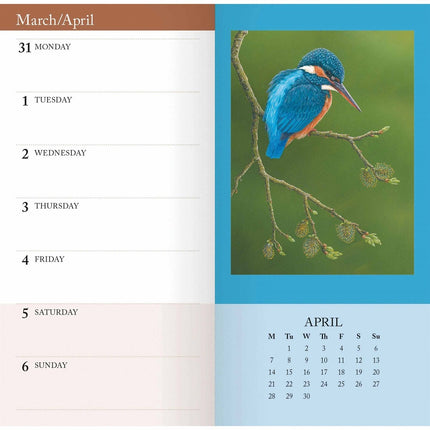 CarouselCalendars Robert Fuller Wildlife Pocket Agenda 2025