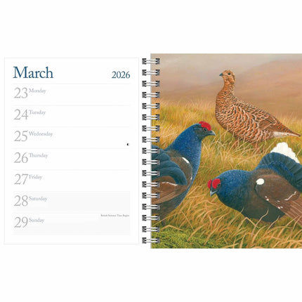 CarouselCalendars Robert Fuller Wildlife Pocket Agenda 2026