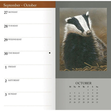 CarouselCalendars Robert Fuller Wildlife Slim Agenda 2026