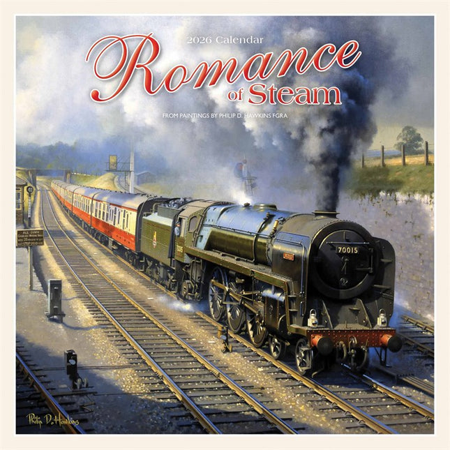 CarouselCalendars Romance of Steam Kalender 2026