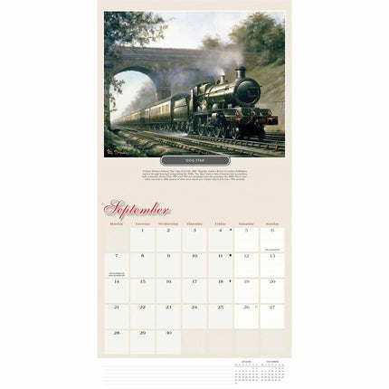 CarouselCalendars Romance of Steam Kalender 2027