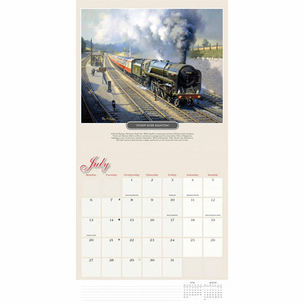 CarouselCalendars Romance of Steam Kalender 2027