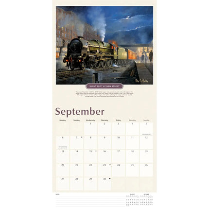 CarouselCalendars Romance of Steam Kalender 2027
