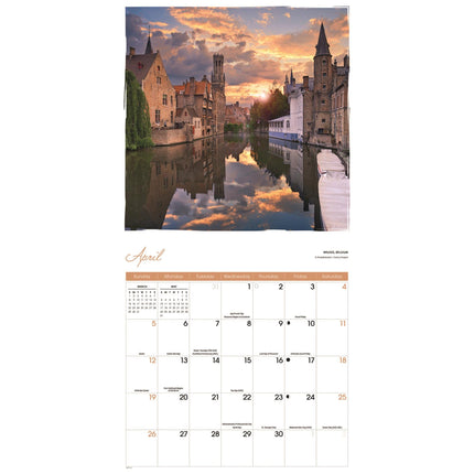 CarouselCalendars Romantisch Europa Kalender 2026