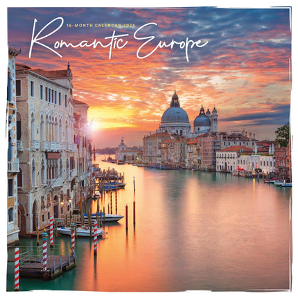 CarouselCalendars Romantisch Europa Kalender 2026