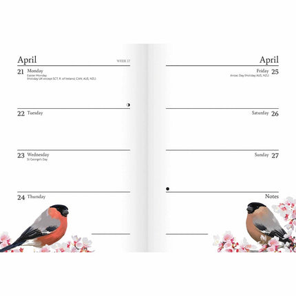 CarouselCalendars RSPB Agenda 2025 A6