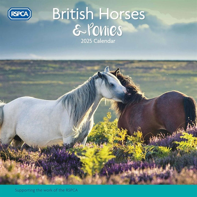 CarouselCalendars RSPCA, Britse Paarden en Pony's Kalender 2025