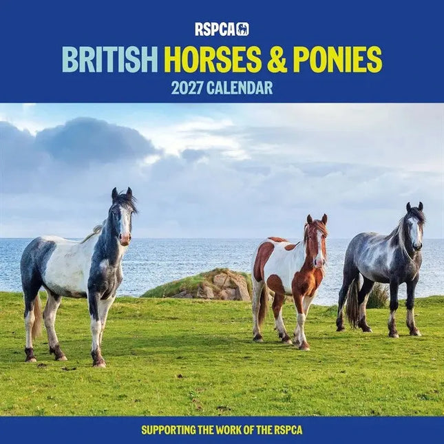 CarouselCalendars RSPCA, Britse Paarden en Pony's Kalender 2027