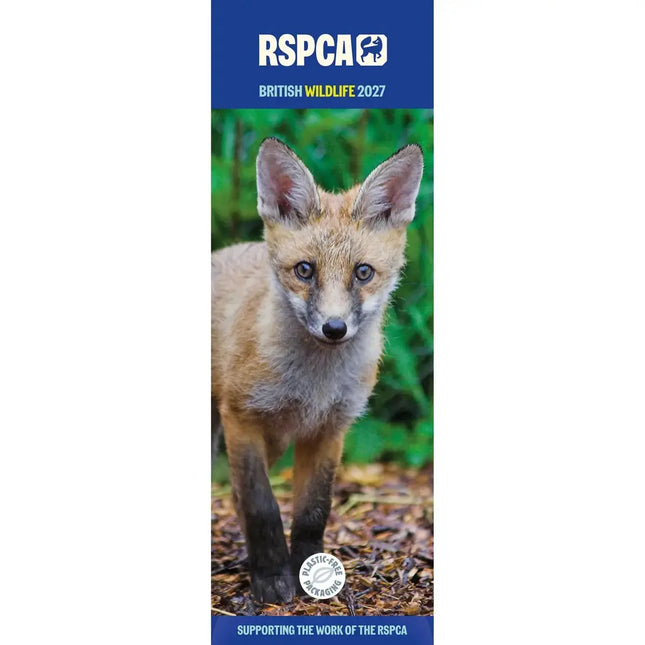 CarouselCalendars RSPCA, Britse Wildlife Slim Kalender 2027